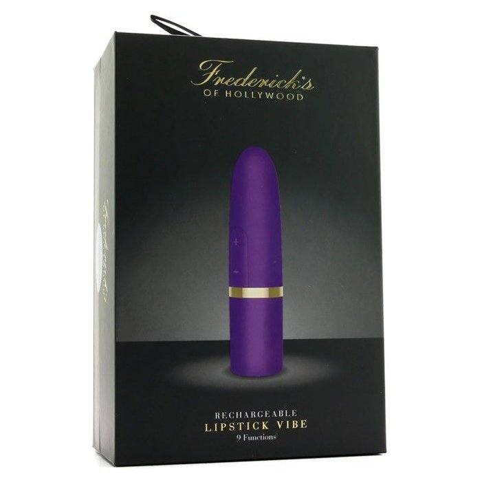 Фиолетовый перезаряжаемый вибростимулятор Lipstick Vibe. Фотография 5.