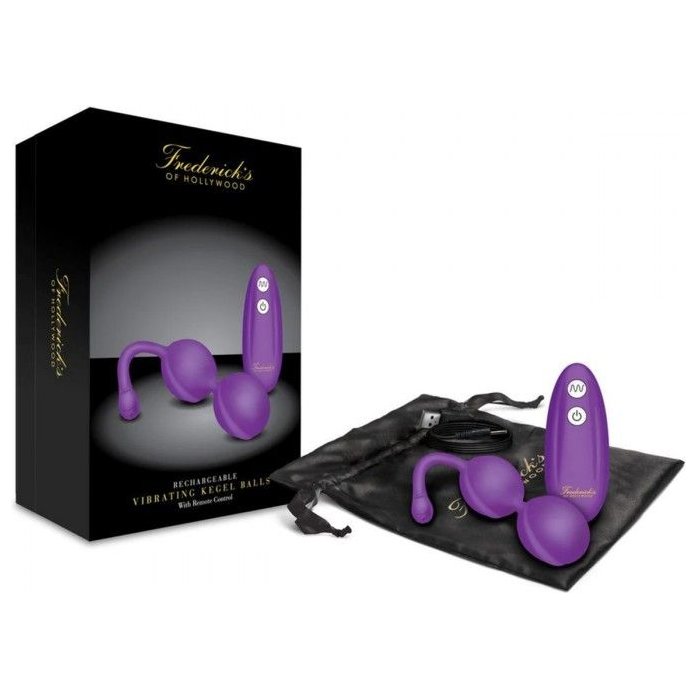 Фиолетовые вагинальные шарики с пультом ДУ. Фотография 5.