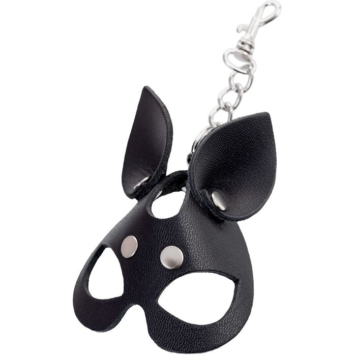 Кожаный брелок в виде маски кошки - BDSM accessories