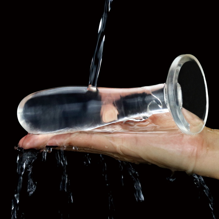 Прозрачный стимулятор простаты Flawless Clear Prostate Plug - 15 см. Фотография 6.