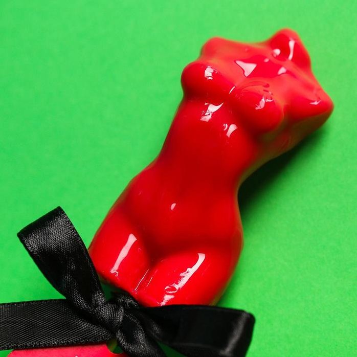 Леденец на палочке «Настоящей богине» со вкусом бабл-гам - 65 гр - Фабрика страсти. Фотография 2.