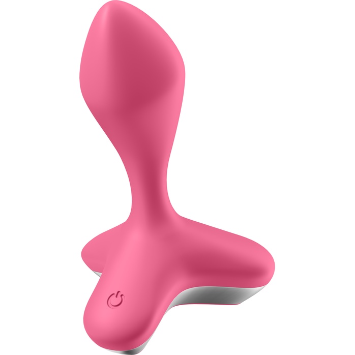 Розовая анальная пробка с вибрацией Game Changer - 11,5 см