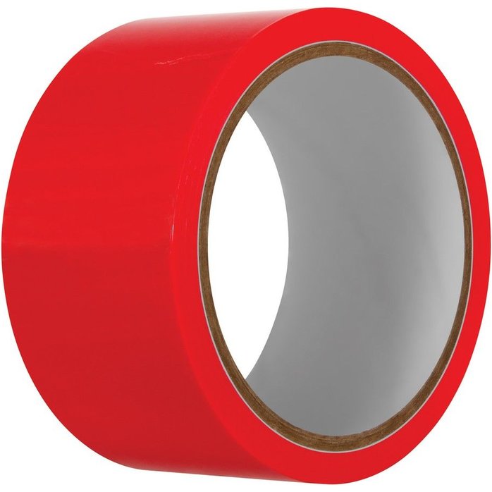 Красная лента для бондажа Red Bondage Tape - 20 м