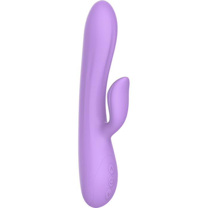 Фиолетовый вибратор-кролик Purple Rain - 23 см - The Candy Shop. Фотография 6.