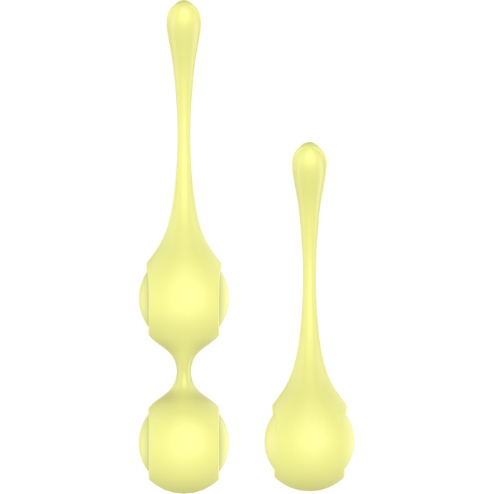 Набор желтых вагинальных шариков Lemon Squeeze - The Candy Shop. Фотография 3.