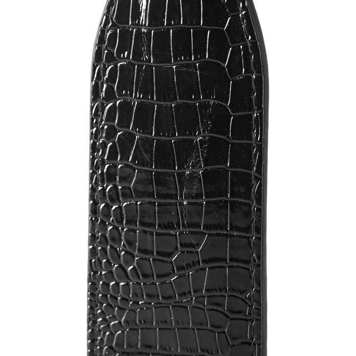 Черная шлепалка с петлёй Croco Paddle - 32 см - Blaze. Фотография 3.
