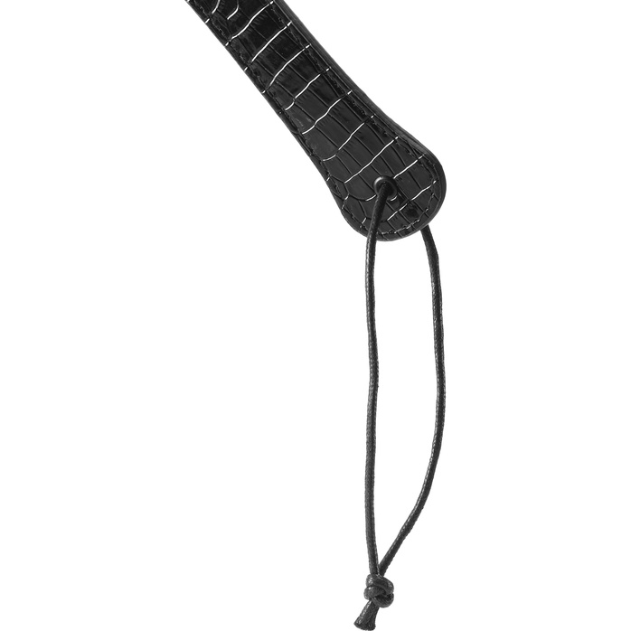 Черная шлепалка с петлёй Croco Paddle - 32 см - Blaze. Фотография 4.
