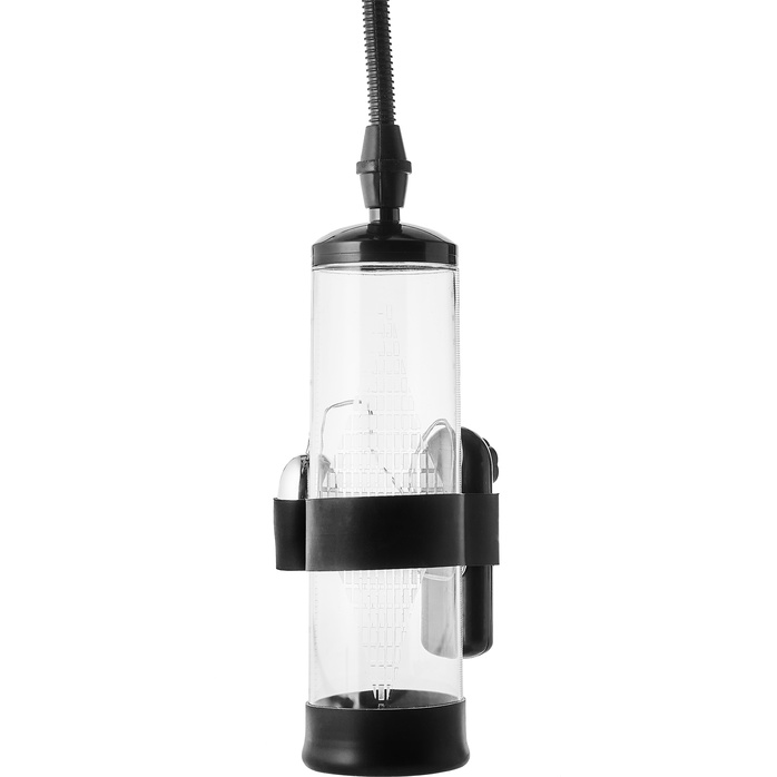 Прозрачная вакуумная помпа с вибрацией Vibrating Penis Pump - Ramrod. Фотография 5.