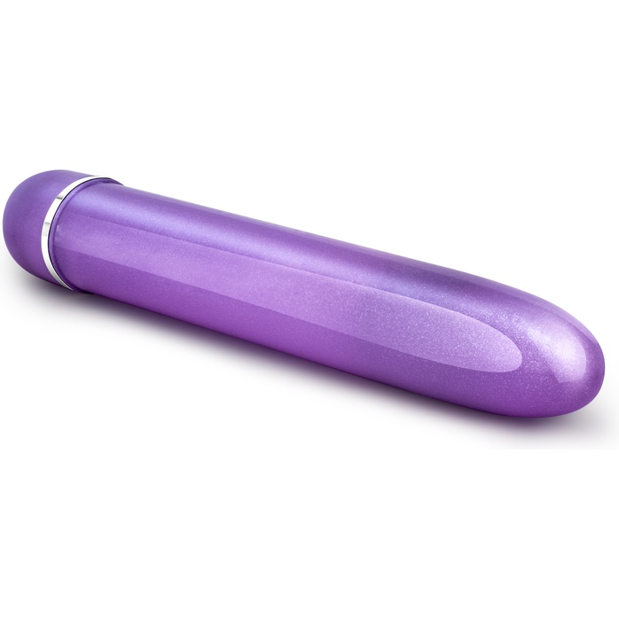 Фиолетовый тонкий классический вибратор Slimline Vibe - 17,8 см - Sexy Things. Фотография 2.