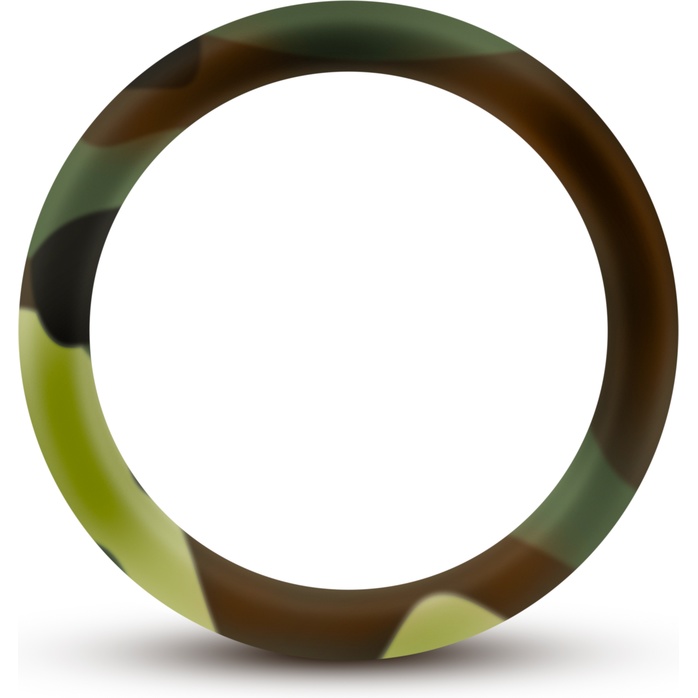Эрекционное кольцо камуфляжной расцветки Silicone Camo Cock Ring - Performance. Фотография 2.