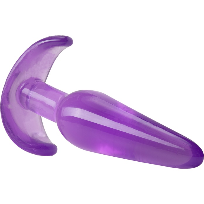 Фиолетовая анальная пробка в форме якоря Slim Anal Plug - 10,8 см - B Yours. Фотография 3.