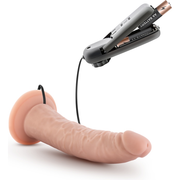 Телесный вибратор-реалистик Dr. Dave 7 Inch Vibrating Cock - 19 см - Dr. Skin. Фотография 5.