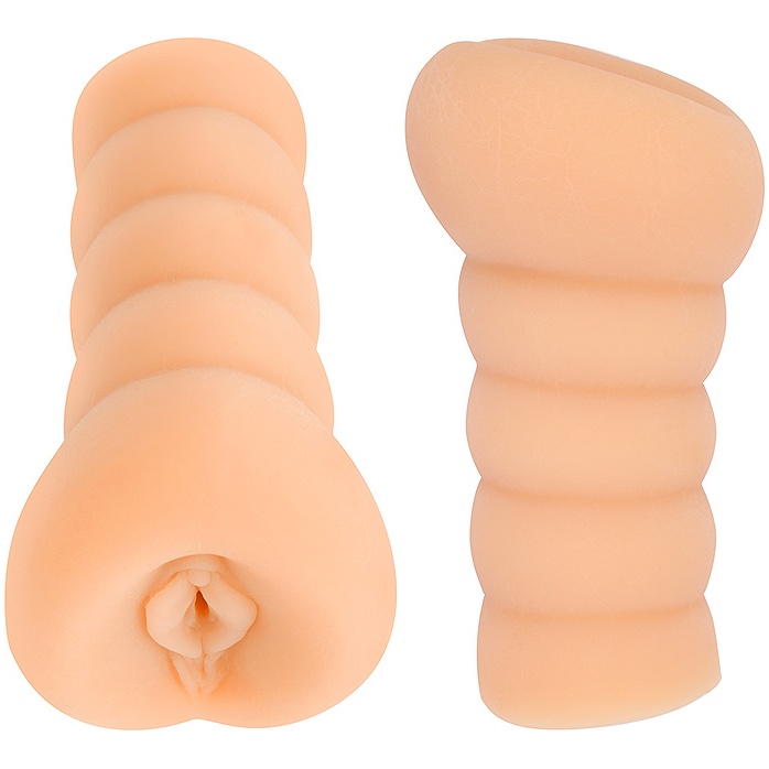 Мастурбатор-вагина телесного цвета с бороздками на внешней части - SEXY GIRL FRIEND. Фотография 5.
