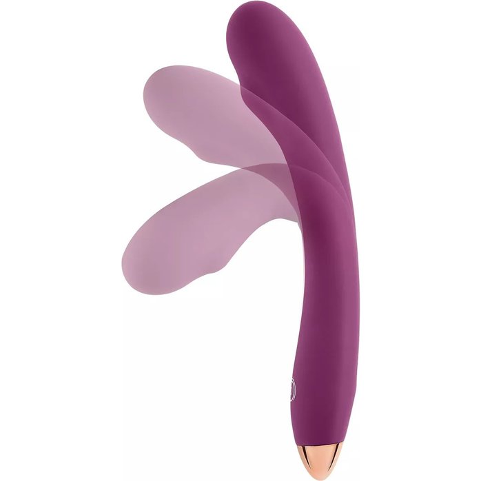 Фиолетовый стимулятор G-точки G-Spot Slim Flexible Vibrator - 22 см - Cloud 9. Фотография 3.