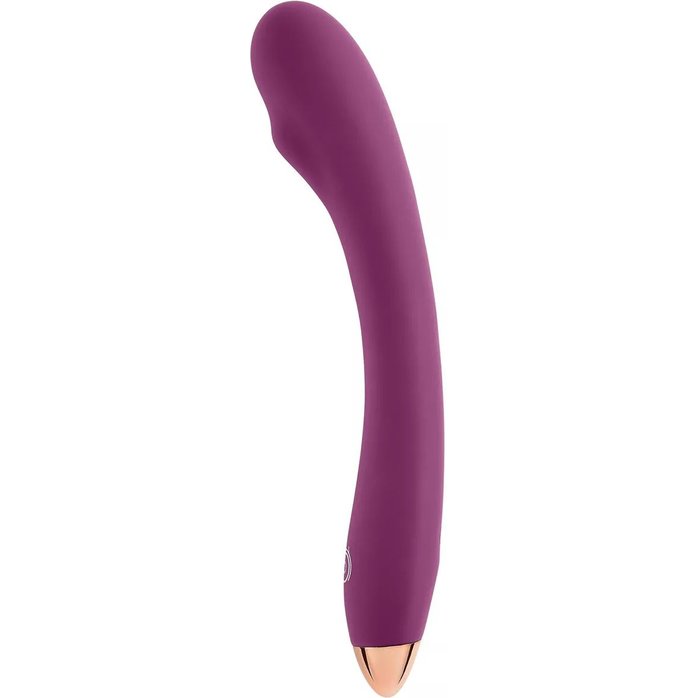 Фиолетовый стимулятор G-точки G-Spot Slim Flexible Vibrator - 22 см - Cloud 9