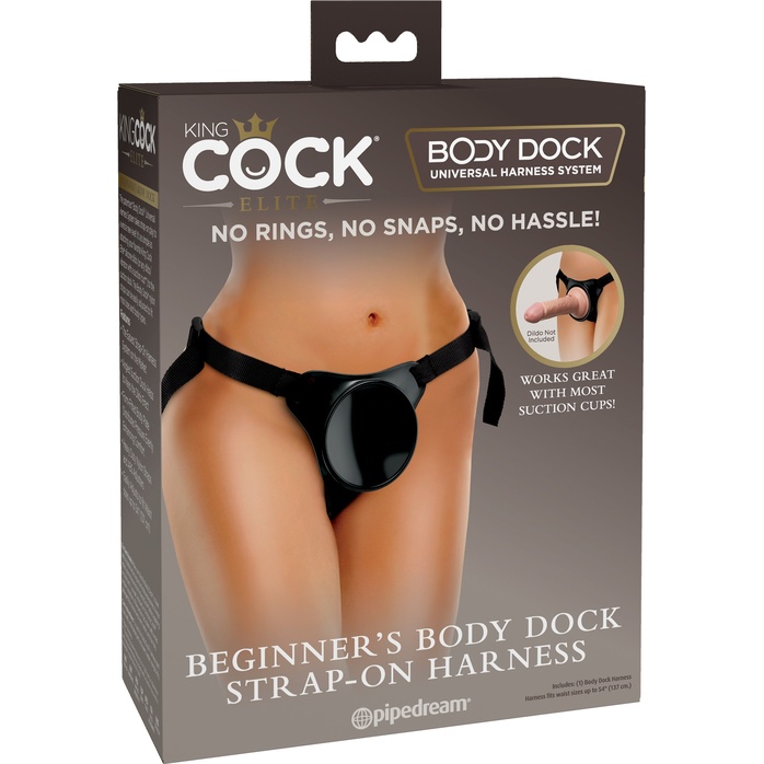 Трусы для фиксации насадок с присоской Beginner s Body Dock Strap-On Harness - King Cock Elite. Фотография 2.
