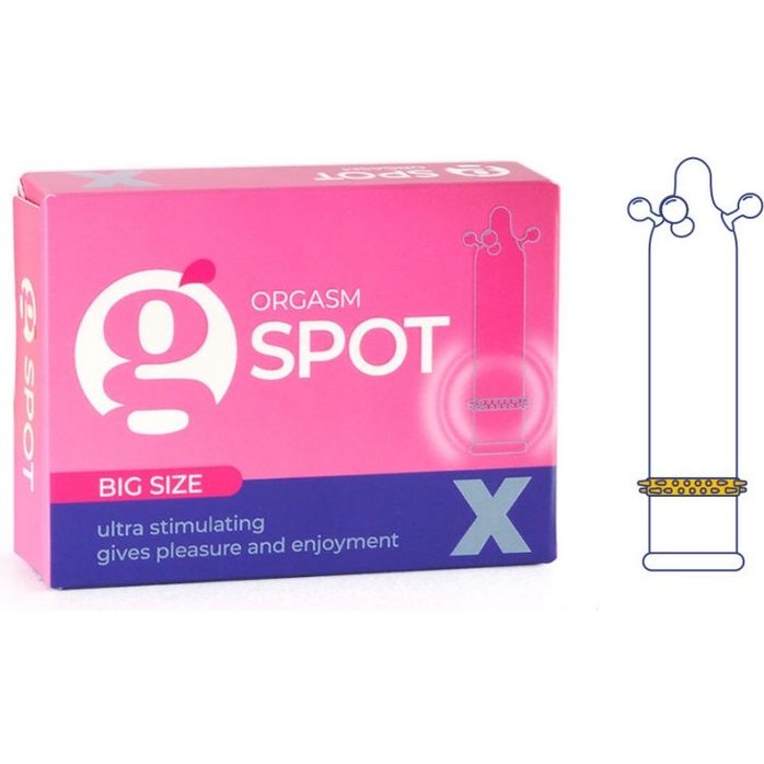 Стимулирующая насадка G-Spot X Big size - Sitabella condoms