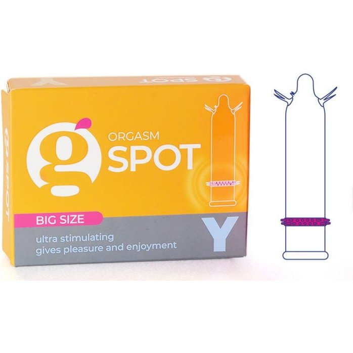 Стимулирующая насадка G-Spot Y Big size - Sitabella condoms