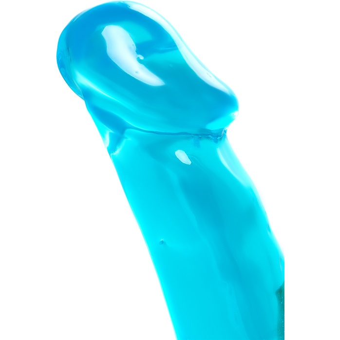 Голубой леденец в форме пениса со вкусом перечной мяты. Фотография 6.