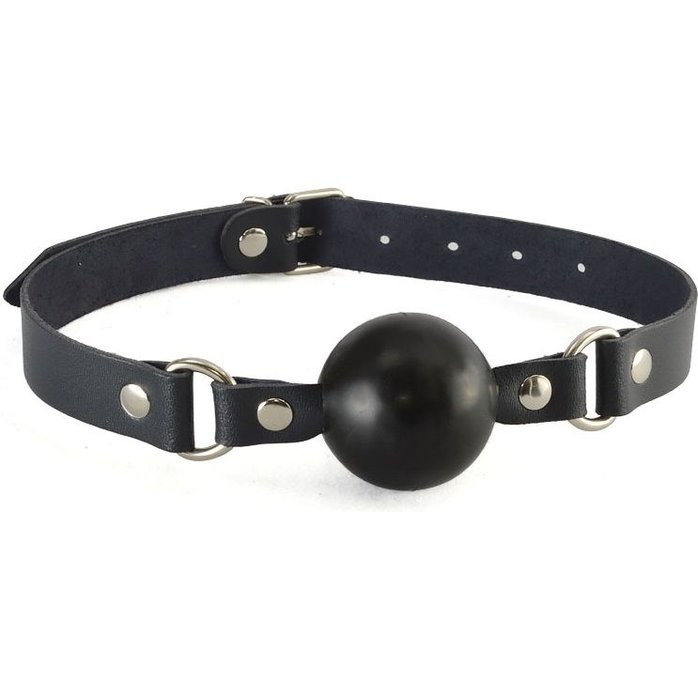 Гладкий кляп-шарик на ремешках - BDSM accessories