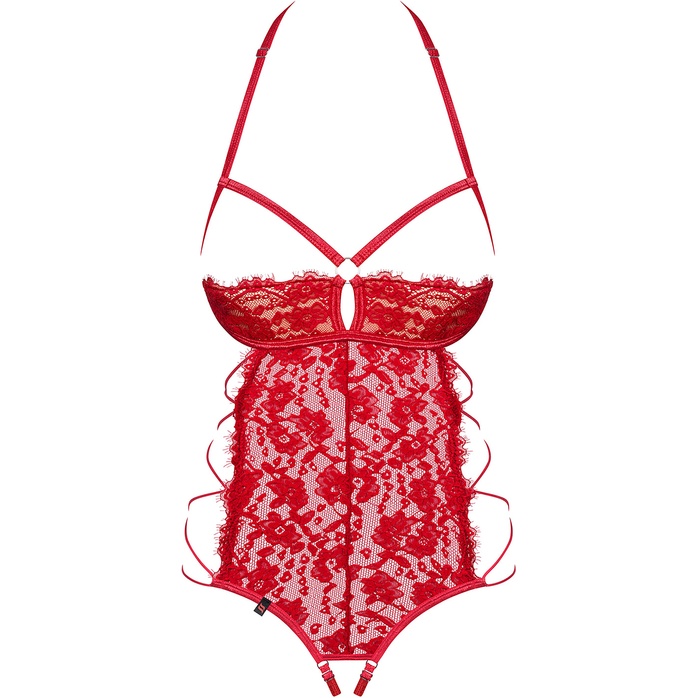Пикантное кружевное боди Rediosa с открытым лифом - Spicy. Фотография 5.