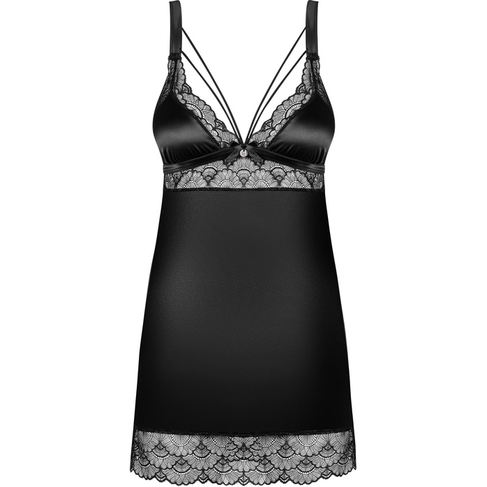 Облегающая сорочка Eloissa с кружевными элементами - Sexy. Фотография 5.