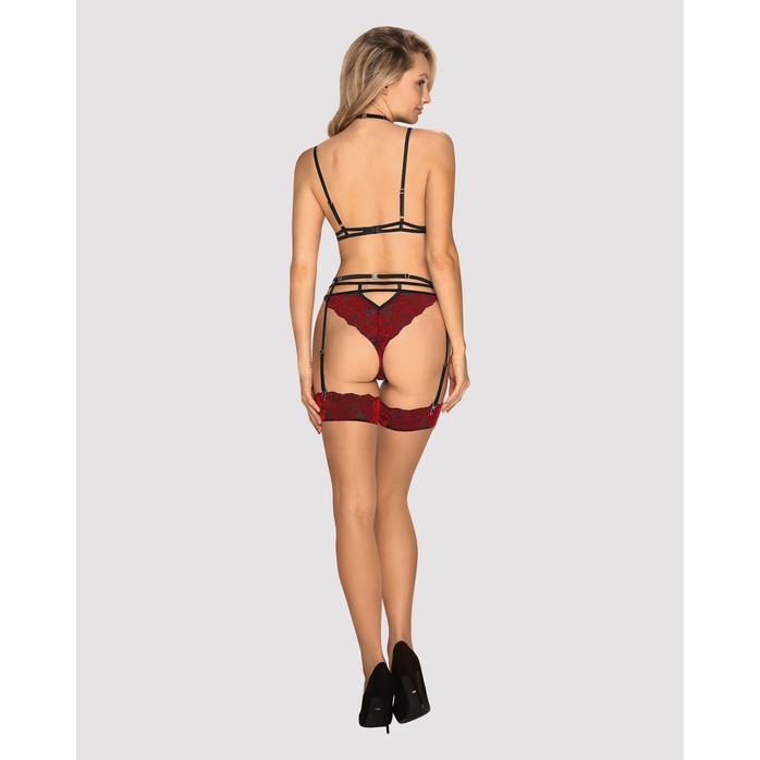 Оригинальный комплект Sugestina с чокером-поясом - Sexy. Фотография 4.