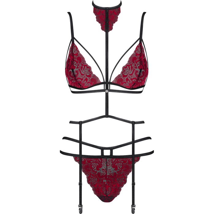 Оригинальный комплект Sugestina с чокером-поясом - Sexy. Фотография 5.