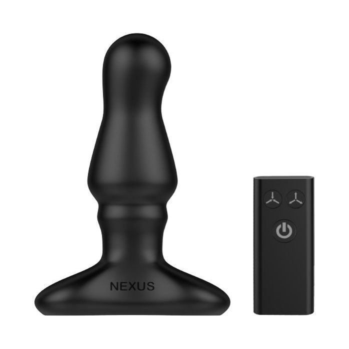 Черный вибростимулятор простаты Nexus Bolster - 12,3 см