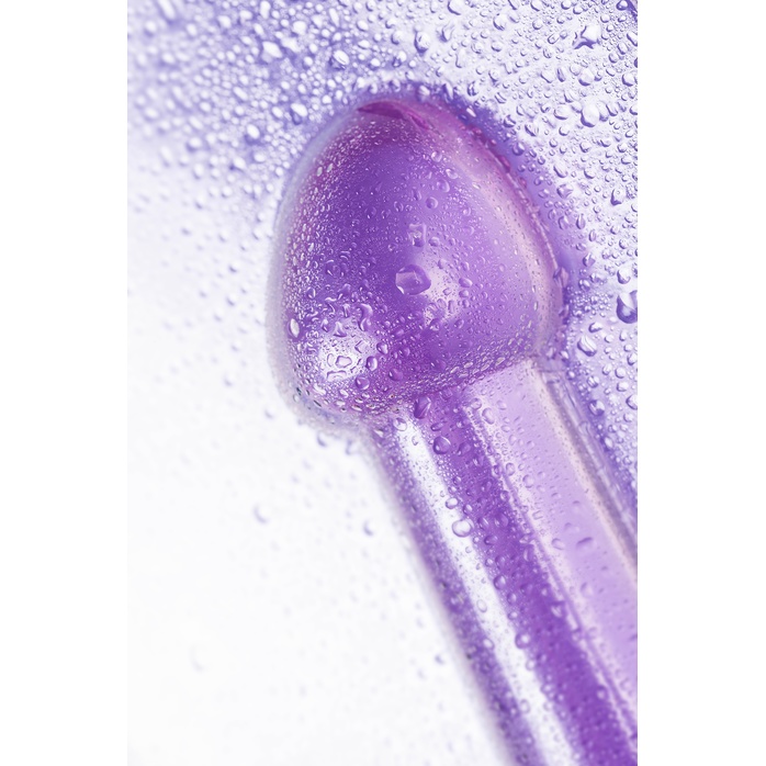 Фиолетовый фаллоимитатор Jelly Dildo S - 15,5 см. Фотография 7.
