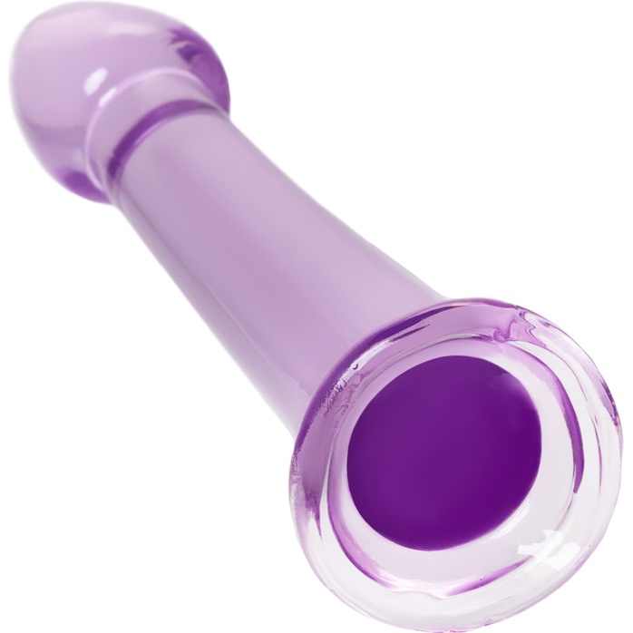 Фиолетовый фаллоимитатор Jelly Dildo M - 18 см. Фотография 4.