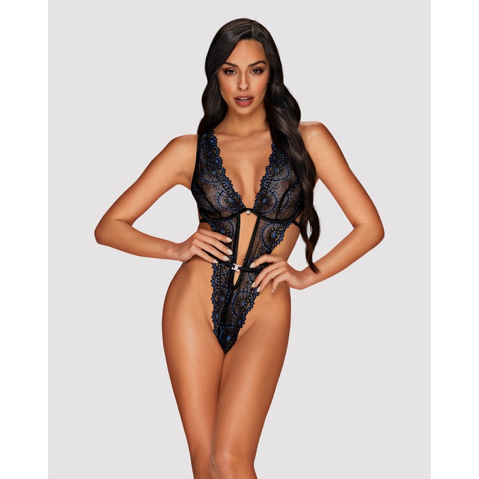 Пикантное кружевное боди-стринг Belisis - Sexy