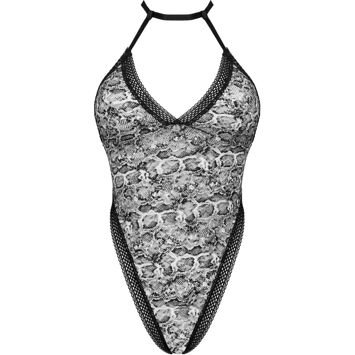 Пикантное боди-стринг Xenita с анималистическим принтом - Sexy. Фотография 5.