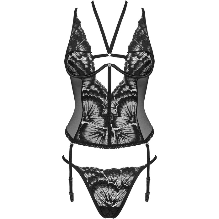 Оригинальный кружевной корсаж Alessya на шнуровке - Sexy. Фотография 3.