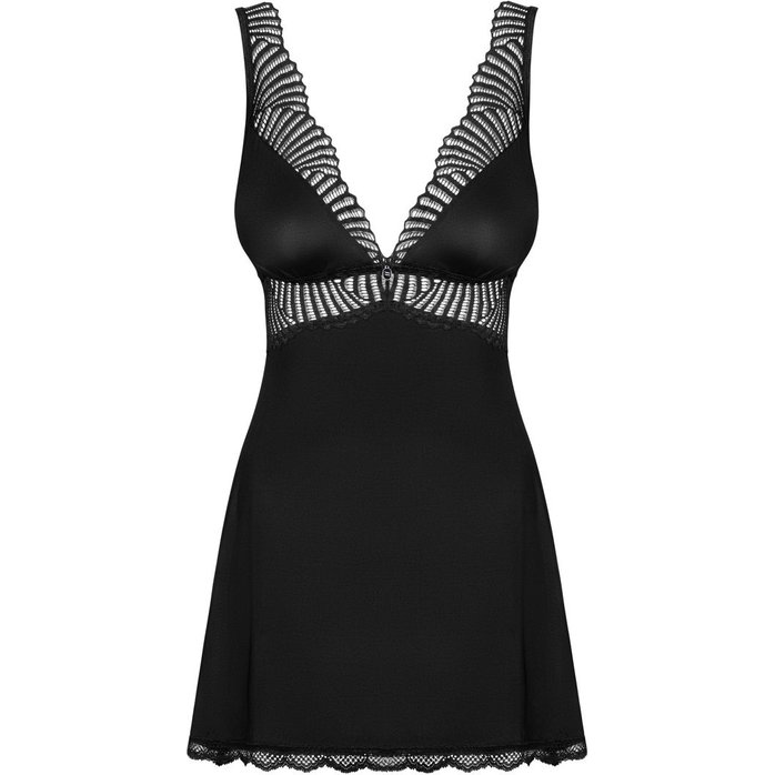 Нежная коротенькая сорочка Klarita с кружевом - Sexy. Фотография 5.