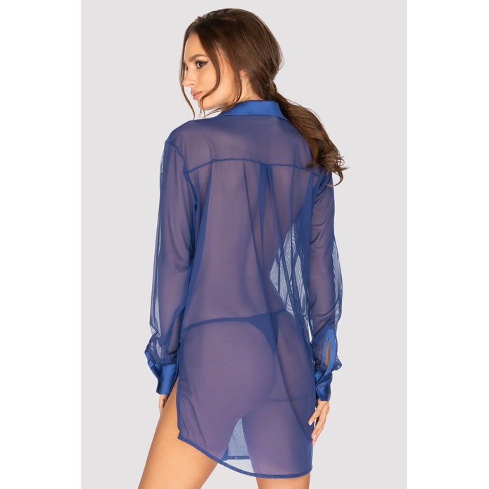 Эффектная прозрачная рубашка Stellya - Sexy. Фотография 2.