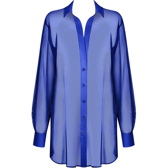 Эффектная прозрачная рубашка Stellya - Sexy. Фотография 5.