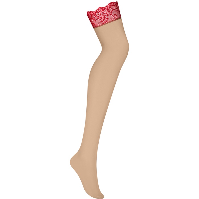 Стильные чулочки Loventy с кружевной коронкой - Sexy. Фотография 5.