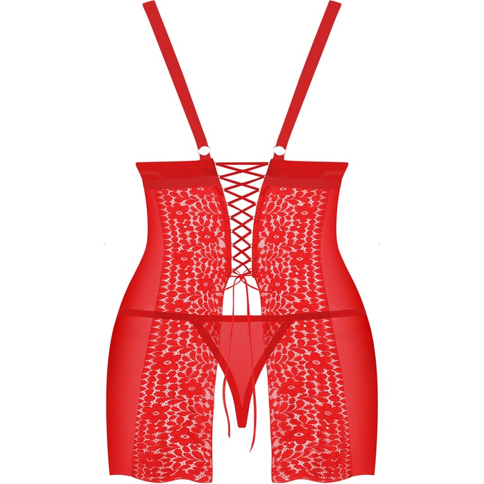 Оригинальная короткая сорочка Blossmina с кружевом - Sexy. Фотография 5.