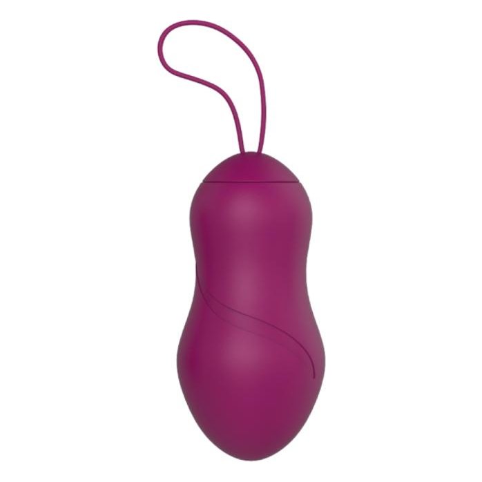 Сливовое вагинальное виброяйцо AN Fruit с пультом ДУ. Фотография 5.