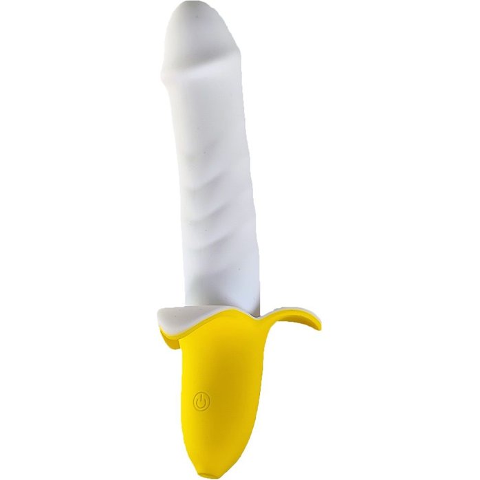 Мощный пульсатор в форме банана Banana Pulsator - 19,5 см - VupiDupi. Фотография 7.