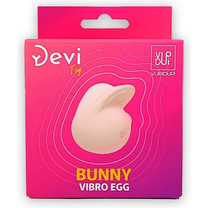 Розовое яичко-зайчик Bunny Vibro Egg - VupiDupi. Фотография 3.