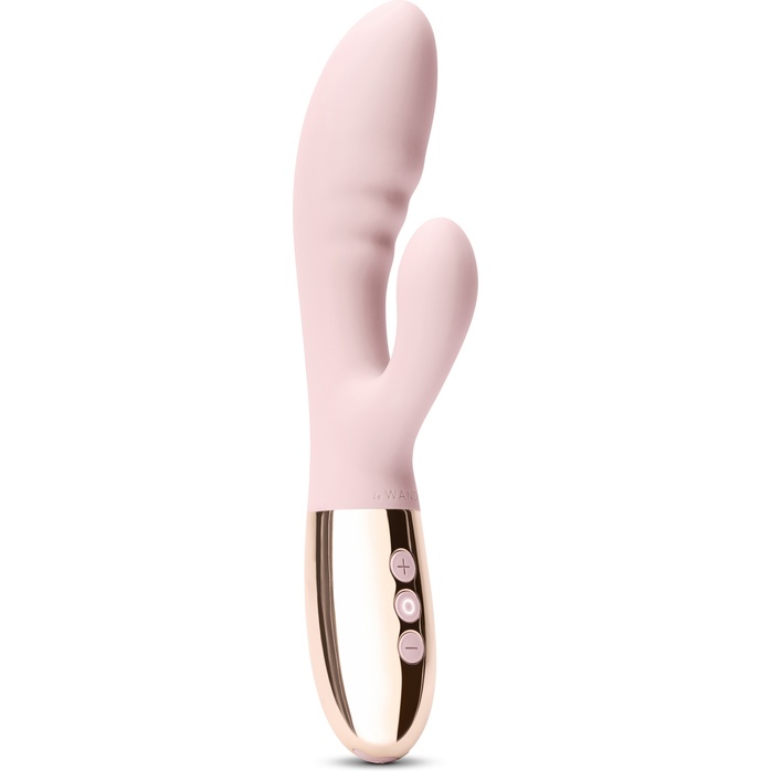Нежно-розовый вибромассажер-кролик Blend - 20,2 см