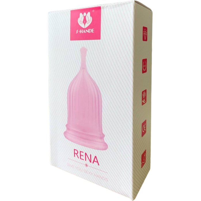 Розовая менструальная чаша RENA. Фотография 3.