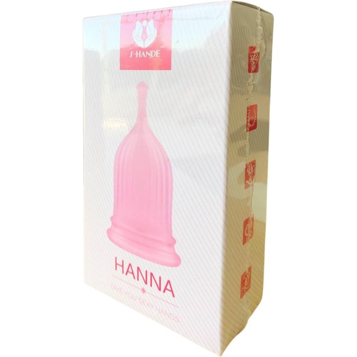 Розовая менструальная чаша HANNA. Фотография 3.