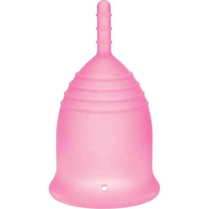 Розовая менструальная чаша Clarity Cup L
