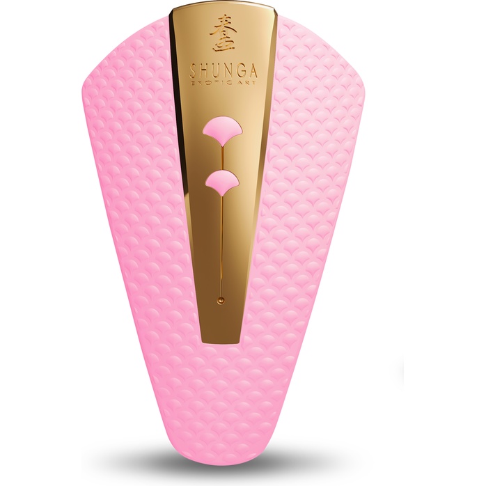 Розовый клиторальный вибростимулятор OBI - Shunga Vibes