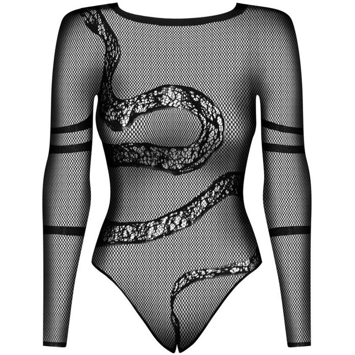 Тедди из сетки с фантазийным змеиным рисунком - Spicy. Фотография 5.