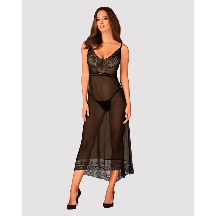 Нежная длинная сорочка Estiqua - Sexy. Фотография 3.