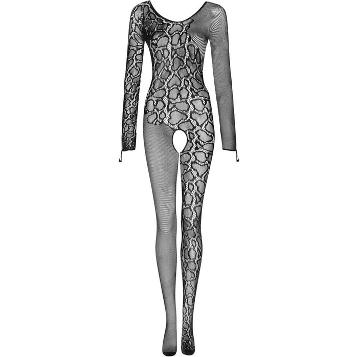 Стильный кружевной кэтсьюит со змеиным рисунком - Spicy. Фотография 5.